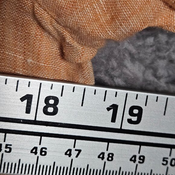 Talbots Petites Peach Pintuck Long-Sleeve Top P Lightweight Linen Blend - Picture 8 of 13